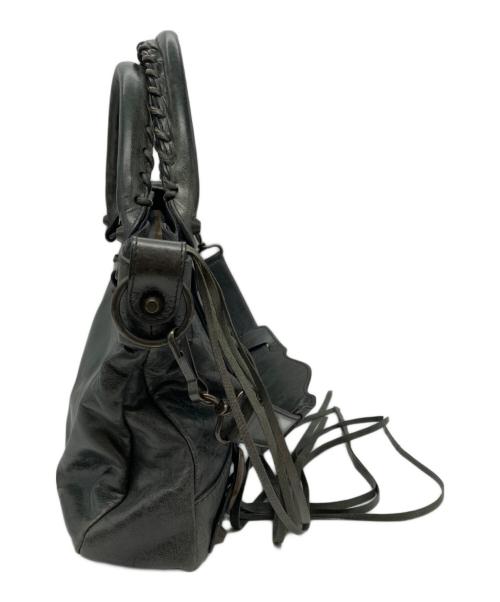 BALENCIAGA（バレンシアガ）BALENCIAGA (バレンシアガ) ザ・ファースト シティ 2WAY ハンドバッグ グレーの古着・服飾アイテム