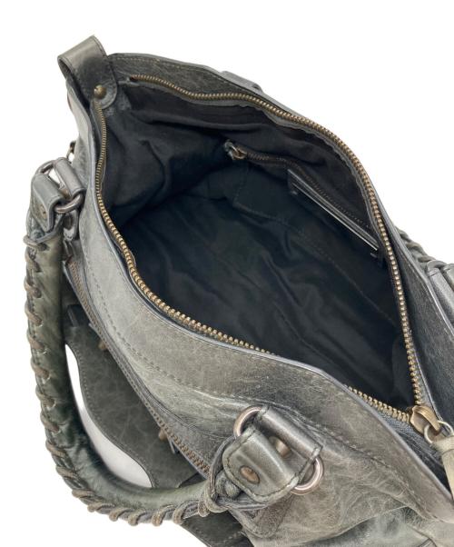 BALENCIAGA（バレンシアガ）BALENCIAGA (バレンシアガ) ザ・ファースト シティ 2WAY ハンドバッグ グレーの古着・服飾アイテム