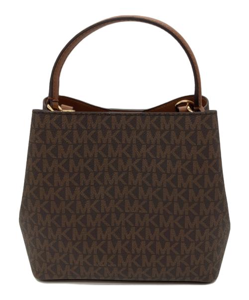 MICHAEL KORS（マイケルコース）MICHAEL KORS (マイケルコース) 2WAYバッグ ブラウンの古着・服飾アイテム