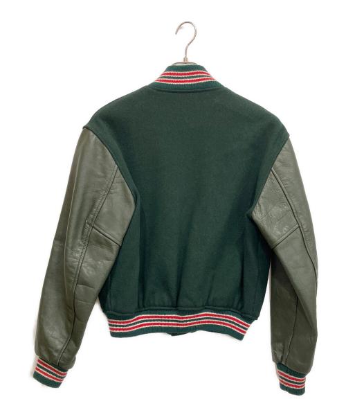 FLYNNTAN LEATHER（フライングタン レザー）FLYNNTAN LEATHER (フライングタン レザー) 70S スタジャン グリーン サイズ:42の古着・服飾アイテム