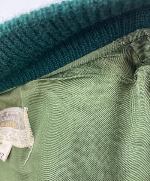 FLYNNTAN LEATHER（フライングタン レザー）FLYNNTAN LEATHER (フライングタン レザー) 70S スタジャン グリーン サイズ:42の古着・服飾アイテム