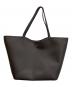 BOSS（ボス）の古着「Anett New Big Tote/テクスチャーフェイクレザー トートバッグ」｜ブラウン