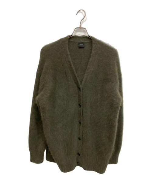 Spick and Span（スピック＆スパン）Spick and Span (スピック＆スパン) ファーニットロングカーディガン オリーブ サイズ:不明の古着・服飾アイテム