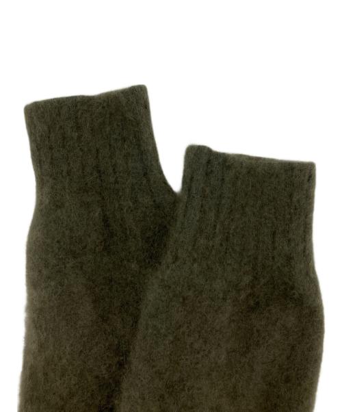 Spick and Span（スピック＆スパン）Spick and Span (スピック＆スパン) ファーニットロングカーディガン オリーブ サイズ:不明の古着・服飾アイテム