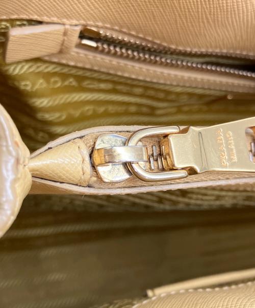 PRADA（プラダ）PRADA (プラダ) ガレリア2WAYショルダーバッグ イエローの古着・服飾アイテム