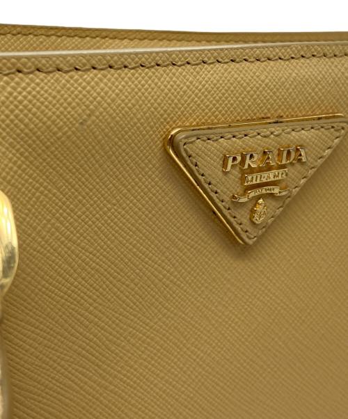 PRADA（プラダ）PRADA (プラダ) ガレリア2WAYショルダーバッグ イエローの古着・服飾アイテム
