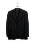 VERSACE (ヴェルサーチ) ウールモヘア セットアップスーツ ブラック サイズ:48R：10000円