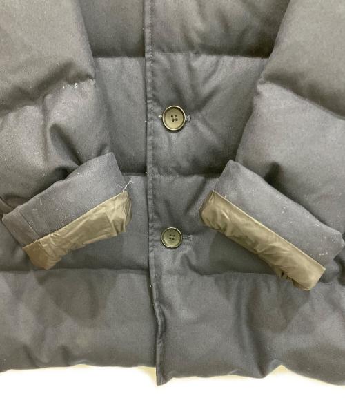 SHIPS（シップス）SHIPS (シップス) ALLIED FEATHER&DOWN 加工 ウール ボタン ダウンジャケット ネイビー サイズ:Lの古着・服飾アイテム