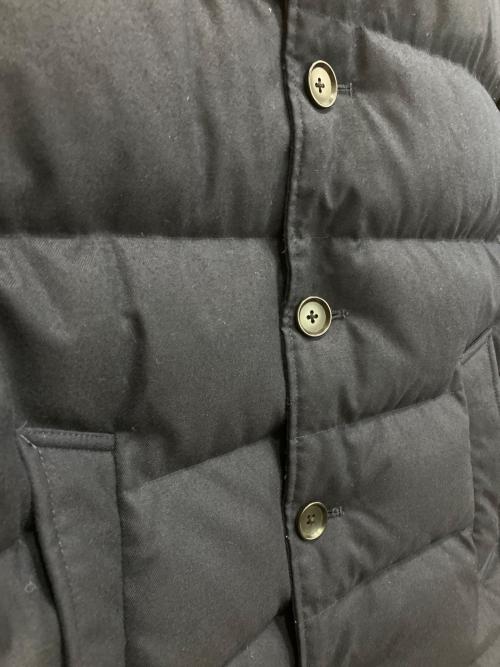 SHIPS（シップス）SHIPS (シップス) ALLIED FEATHER&DOWN 加工 ウール ボタン ダウンジャケット ネイビー サイズ:Lの古着・服飾アイテム
