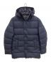 SHIPS（シップス）の古着「ALLIED FEATHER&DOWN 加工 ウール ボタン ダウンジャケット」｜ネイビー