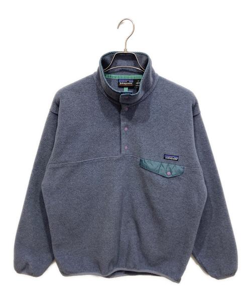 Patagonia SYNCHILLA（パタゴニア シンチラ）Patagonia SYNCHILLA (パタゴニア シンチラ) 90S シンチラ・スナップT・プルオーバー フォグブルー サイズ:Mの古着・服飾アイテム