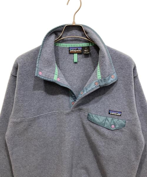 Patagonia SYNCHILLA（パタゴニア シンチラ）Patagonia SYNCHILLA (パタゴニア シンチラ) 90S シンチラ・スナップT・プルオーバー フォグブルー サイズ:Mの古着・服飾アイテム