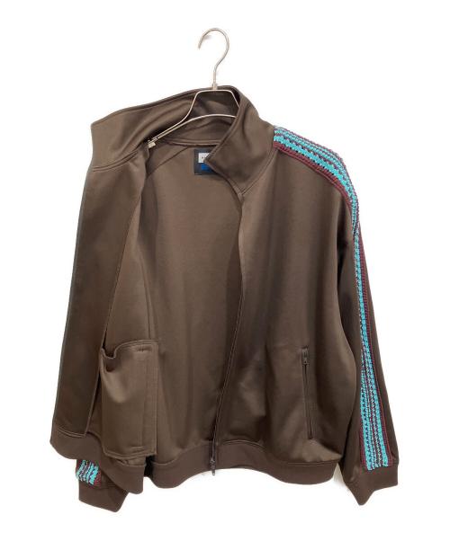 MAISON SPECIAL（メゾンスペシャル）MAISON SPECIAL (メゾンスペシャル) Prime-Over Crochet Line Track Jacket ブラウン サイズ:00の古着・服飾アイテム