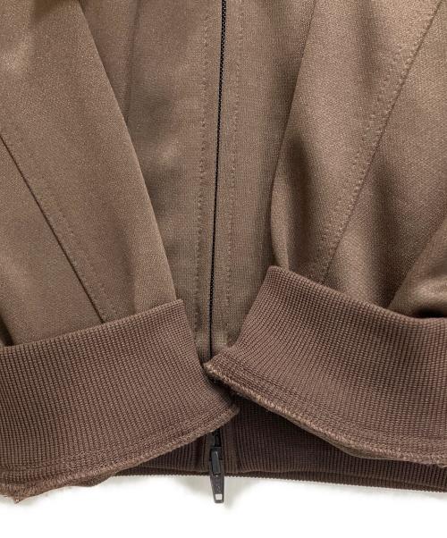 MAISON SPECIAL（メゾンスペシャル）MAISON SPECIAL (メゾンスペシャル) Prime-Over Crochet Line Track Jacket ブラウン サイズ:00の古着・服飾アイテム
