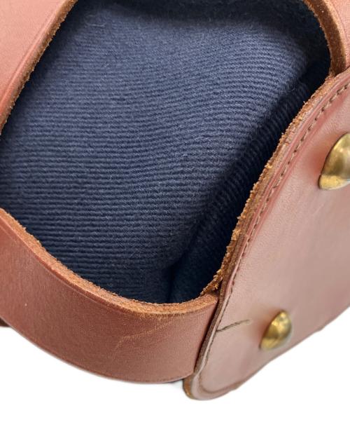 Just Campagne（ジュスト・カンパーニュ）Just Campagne (ジュスト・カンパーニュ) PRAIRIE (プレリー) レザーバスケットバッグ ネイビーの古着・服飾アイテム