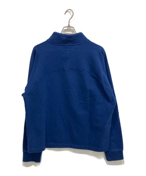ZARA（ザラ）ZARA (ザラ) Champion (チャンピオン) ハーフジップスウェット ブルー サイズ:XLの古着・服飾アイテム