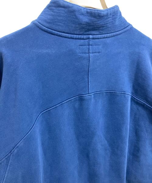 ZARA（ザラ）ZARA (ザラ) Champion (チャンピオン) ハーフジップスウェット ブルー サイズ:XLの古着・服飾アイテム