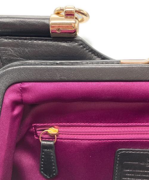 COACH（コーチ）COACH (コーチ) マディソン ギャザード ツイスト キャリー サッチェル/2WAYバッグ ブラックの古着・服飾アイテム
