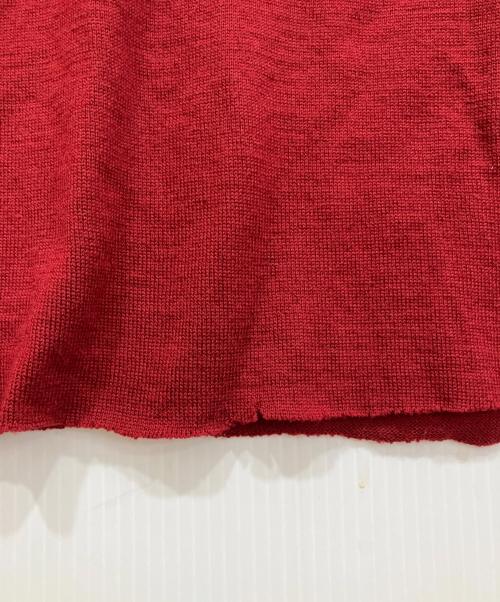 JOHN SMEDLEY（ジョンスメドレー）JOHN SMEDLEY (ジョンスメドレー) メリノウールクルーネックニット レッド サイズ:Mの古着・服飾アイテム