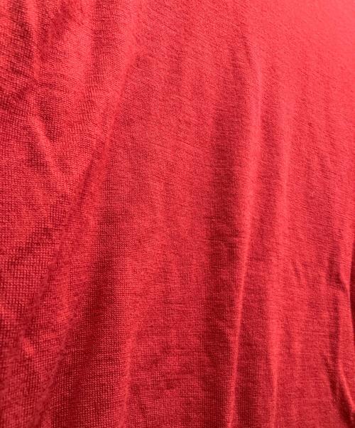 JOHN SMEDLEY（ジョンスメドレー）JOHN SMEDLEY (ジョンスメドレー) メリノウールクルーネックニット レッド サイズ:Mの古着・服飾アイテム