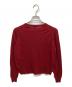 JOHN SMEDLEY (ジョンスメドレー) メリノウールクルーネックニット レッド サイズ:M：6000円
