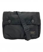PORTERポーター）の古着「TANKER SHOULDER BAG ショルダーバッグ」｜ブラック