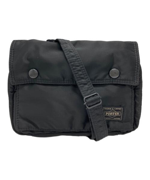 PORTER（ポーター）PORTER (ポーター) TANKER SHOULDER BAG ショルダーバッグ ブラックの古着・服飾アイテム