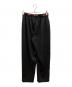 BLUE LABEL CRESTBRIDGE (ブルーレーベルクレストブリッジ) ダブルサテンカーブパンツ ブラック サイズ:M：10000円