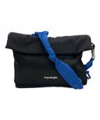 TOPOLOGIEトポロジー）の古着「Musette ショルダーバッグ」｜ブラック×ブルー
