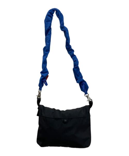TOPOLOGIE（トポロジー）Topologie (トポロジー) Musette ショルダーバッグ ブラック×ブルーの古着・服飾アイテム