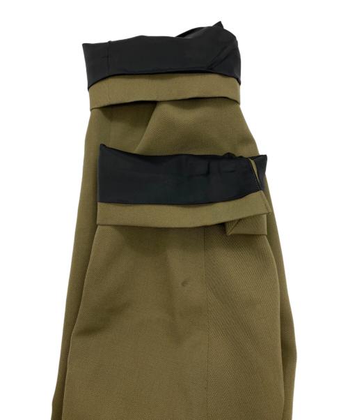 CABAN（キャバン）CABAN (キャバン) ライトウールギャバジン ダブルブレストジャケット オリーブ サイズ:Sの古着・服飾アイテム