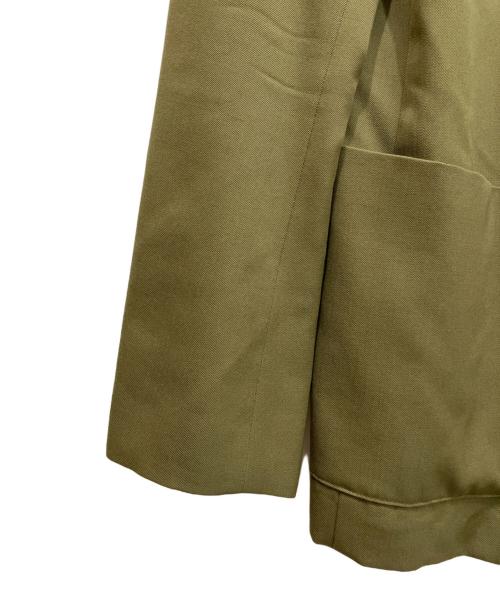 CABAN（キャバン）CABAN (キャバン) ライトウールギャバジン ダブルブレストジャケット オリーブ サイズ:Sの古着・服飾アイテム