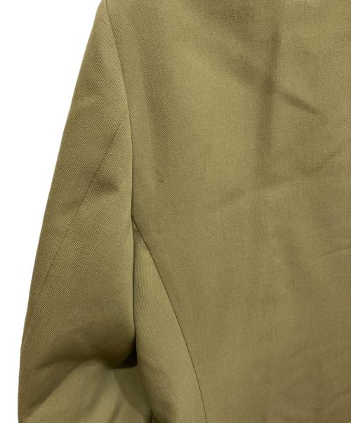 CABAN（キャバン）CABAN (キャバン) ライトウールギャバジン ダブルブレストジャケット オリーブ サイズ:Sの古着・服飾アイテム