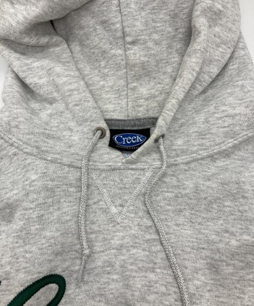 RUSSELL ATHLETIC（ラッセルアスレチック）RUSSELL ATHLETIC (ラッセルアスレチック) Creek Angler's Device (クリークアングラーズデヴァイス) 00S 別注ロゴパーカー グレー サイズ:XLの古着・服飾アイテム
