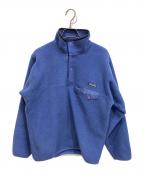 Patagoniaパタゴニア）の古着「90S シンチラ スナップT フリースプルオーバー」｜ブルー