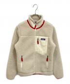 Patagoniaパタゴニア）の古着「Ws Classic Retro-X Jkt/クラシックレトロジャケット」｜アイボリー×レッド