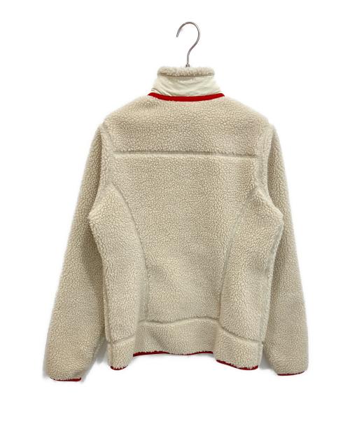 Patagonia（パタゴニア）Patagonia (パタゴニア) Ws Classic Retro-X Jkt/クラシックレトロジャケット アイボリー×レッド サイズ:Sの古着・服飾アイテム