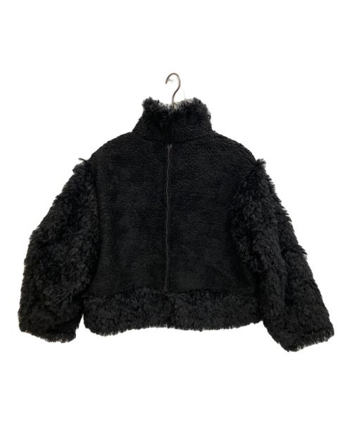 UNGRID（アングリッド）Ungrid (アングリッド) ボアコンビムートンブルゾン ブラック サイズ:S 未使用品の古着・服飾アイテム
