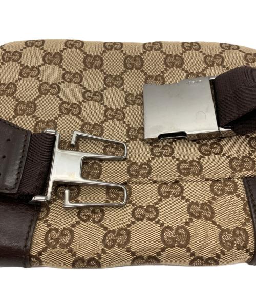 GUCCI（グッチ）GUCCI (グッチ) ウエストバッグ ブラウンの古着・服飾アイテム