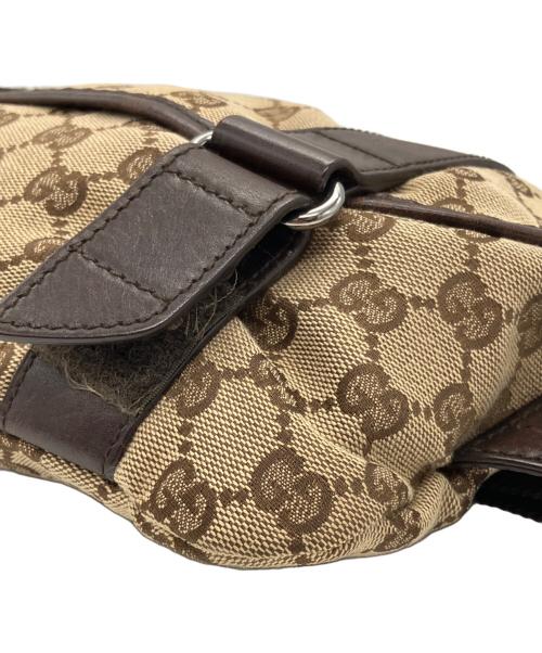 GUCCI（グッチ）GUCCI (グッチ) ウエストバッグ ブラウンの古着・服飾アイテム