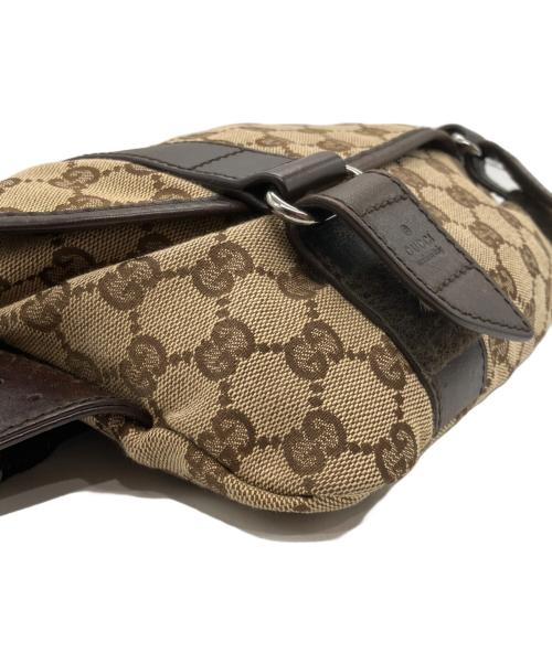GUCCI（グッチ）GUCCI (グッチ) ウエストバッグ ブラウンの古着・服飾アイテム