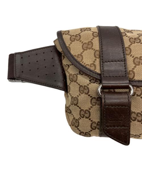 GUCCI（グッチ）GUCCI (グッチ) ウエストバッグ ブラウンの古着・服飾アイテム