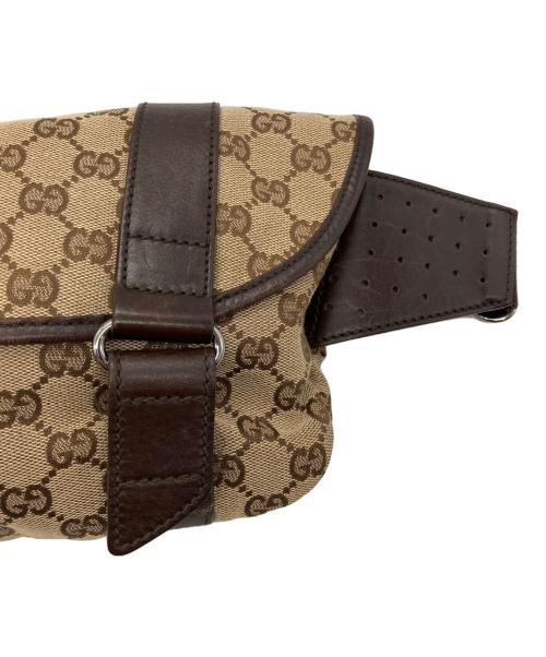 GUCCI（グッチ）GUCCI (グッチ) ウエストバッグ ブラウンの古着・服飾アイテム