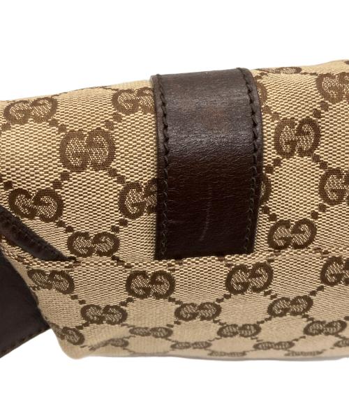 GUCCI（グッチ）GUCCI (グッチ) ウエストバッグ ブラウンの古着・服飾アイテム