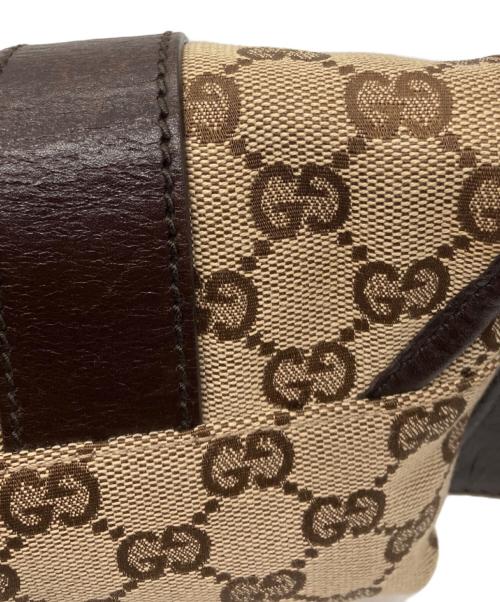 GUCCI（グッチ）GUCCI (グッチ) ウエストバッグ ブラウンの古着・服飾アイテム