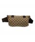 GUCCI (グッチ) ウエストバッグ ブラウン：45000円