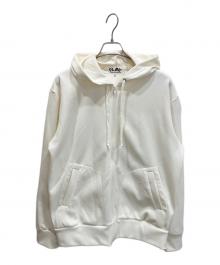 PLAY COMME des GARCONS×Invader（プレイコムデギャルソン×インベーダー）の古着「コラボ ジップパーカー」｜アイボリー