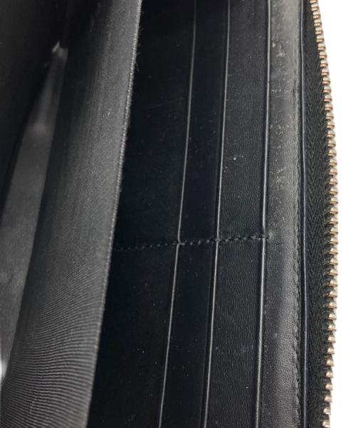 GUCCI（グッチ）GUCCI (グッチ) GGスプリーム ラウンドファスナー 長財布 ブラウンの古着・服飾アイテム