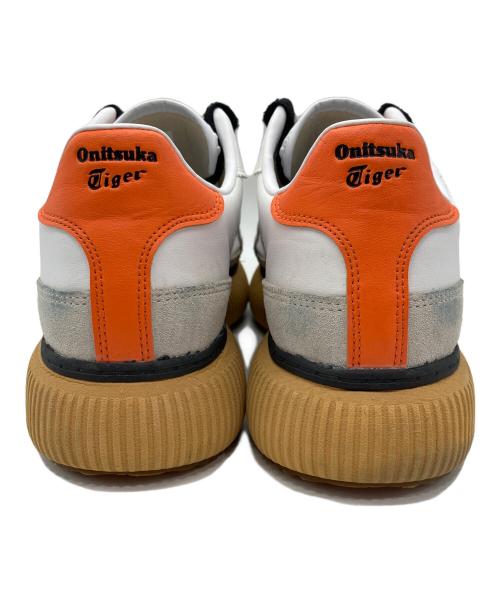 Onitsuka Tiger（オニツカタイガー）Onitsuka Tiger (オニツカタイガー) DELECITY スニーカー ホワイト×オレンジ サイズ:28の古着・服飾アイテム