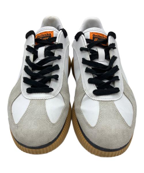Onitsuka Tiger（オニツカタイガー）Onitsuka Tiger (オニツカタイガー) DELECITY スニーカー ホワイト×オレンジ サイズ:28の古着・服飾アイテム